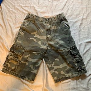 Kids Calvin Klein Camo Cargo Shorts